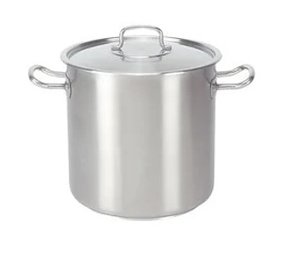 Stainless Steel Pujadas Stockpot With Cover 300 x 300mm 21.2L