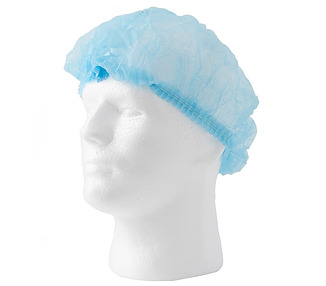 Hair Net Crimped Blue 1000/Pkt