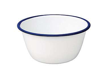 Enamel Pudding Bowl 155mm 6/Pkt