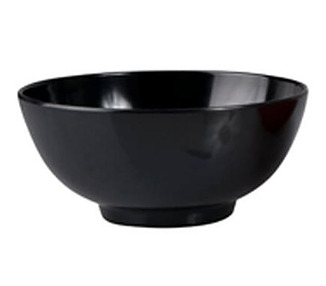 Black Melamine Noodle Bowl 110mm 12/Pkt