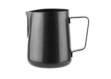 Black Milk Frothing Jug 1000ml 12/Pkt