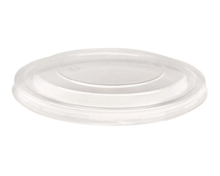 BioBowl PET Lid Clear Suits 430-950ml Bowls 1000/Ctn