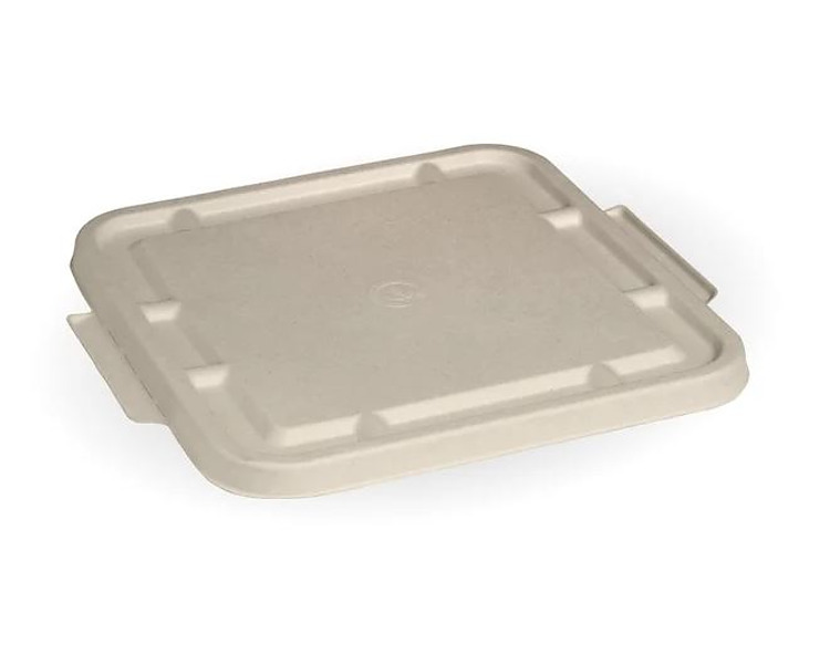 Biocane 3 Compartment Takeaway Lid Natural 300/Ctn