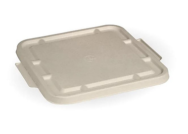 Biocane 3 Compartment Takeaway Lid Natural 300/Ctn