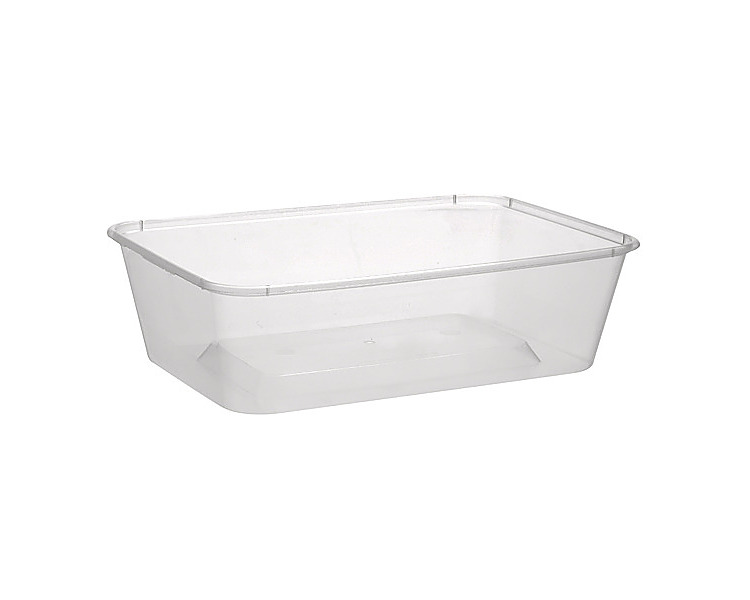 Capri Container Freezergrade Rectangular Plastic 650ml 500/Ctn