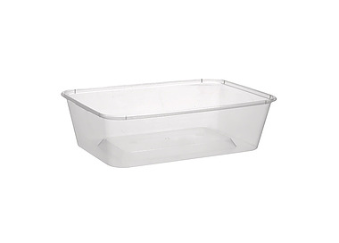 Capri Container Freezergrade Rectangular Plastic 650ml 500/Ctn