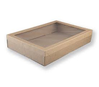 Catering Box Kraft Extra Large 450 x 310 x 80mm 50/Ctn