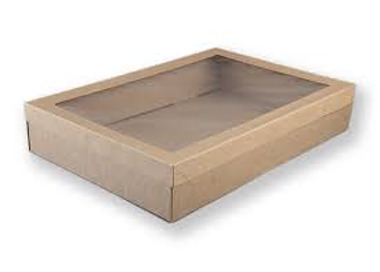 Catering Box Kraft Extra Large 450 x 310 x 80mm 50/Ctn