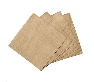 Dinner Napkin 2Ply 1/4 Quilted Kraft 1000/Ctn