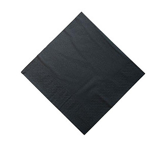 Lunch Napkin 2Ply 1/4 Fold Black 2000/Ctn