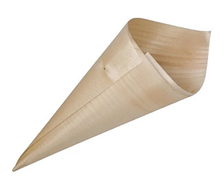Wooden Cone 125 x 45mm 50/Pkt