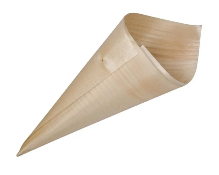 Wooden Cone 125 x 45mm 50/Pkt