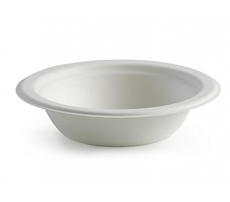 Biocane Round Bowl White 470ml 1000/Ctn