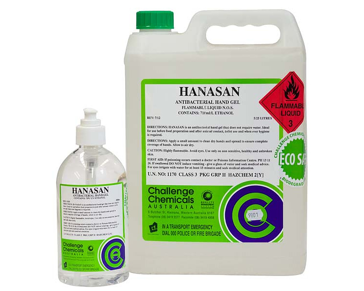 Hanasan Antibacterial Hand Sanitiser Gel 15L