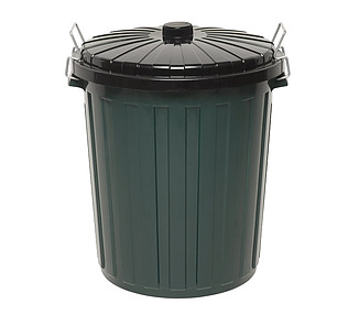 Green Garbage Bin 55L