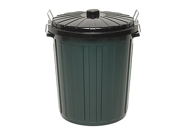 Green Garbage Bin 55L