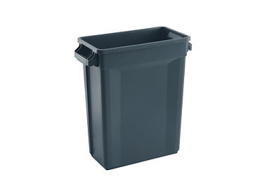 Slim Jim Rectangular Bin Grey 60L