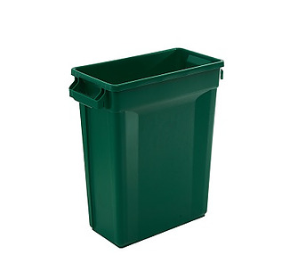 Slim Jim Rectangular Bin Green 60L