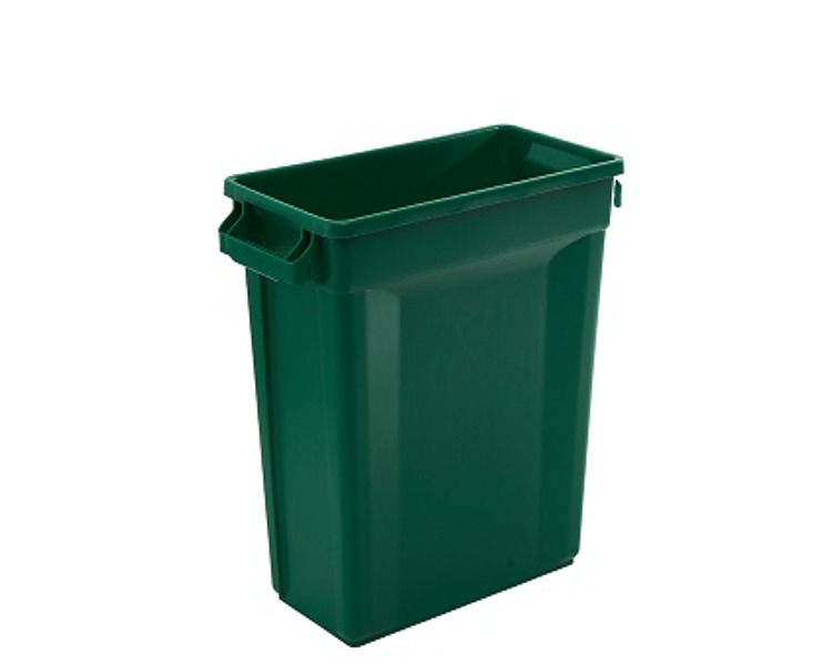 Slim Jim Rectangular Bin Green 60L