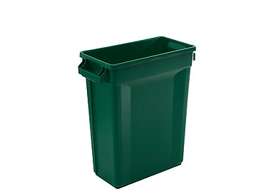 Slim Jim Rectangular Bin Green 60L