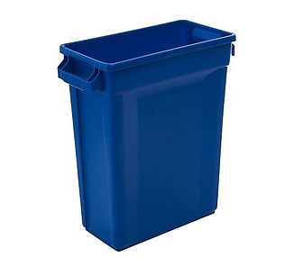 Slim Jim Rectangular Bin Blue 60L