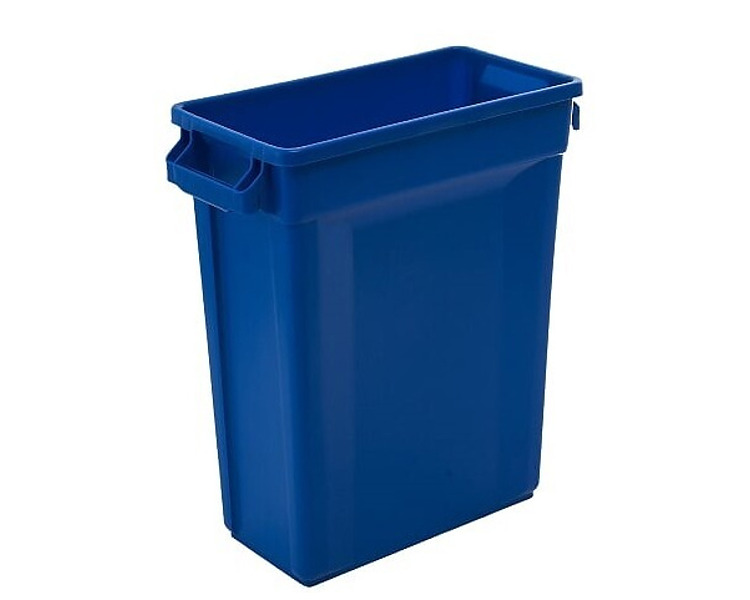 Slim Jim Rectangular Bin Blue 60L