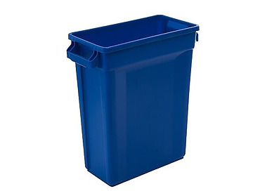 Slim Jim Rectangular Bin Blue 60L