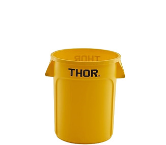 Thor Bin Round Yellow 75Ltr