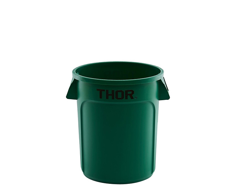 Thor Bin Round Green 75Ltr