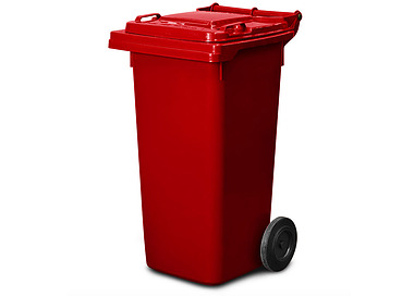 Wheelie Bin Red 120L