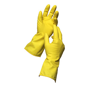 Sabco Glove Latex Handy Large Yellow 3/prs/Pkt