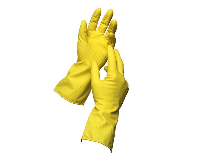 Sabco Glove Latex Handy Large Yellow 3/prs/Pkt