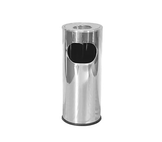Floor Ashtray With Bin Stainless Steel 600 x 250mm