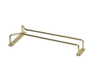 Brass Single Row Glass Hanger 250mm