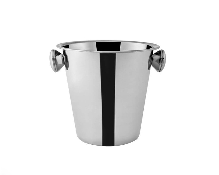 Stainless Steel Wine Bucket With Knobs