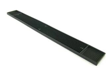 Black Rubber Bar Runner 620 x 80mm