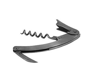 Stainless Steel Curved Waiters Friend Serrated Blade