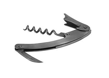 Stainless Steel Curved Waiters Friend Serrated Blade