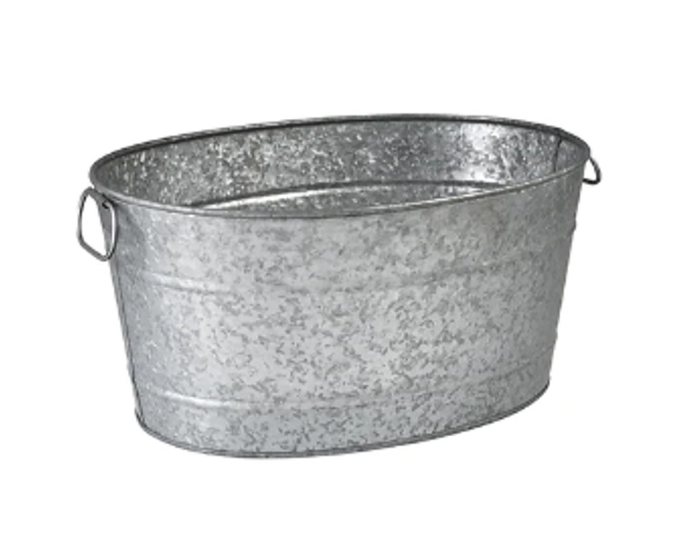 Galvanised Beverage Tub 460 x 355 x 220mm