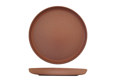 Eclipse Uno Brown Round Plate 280mm 6/Ctn