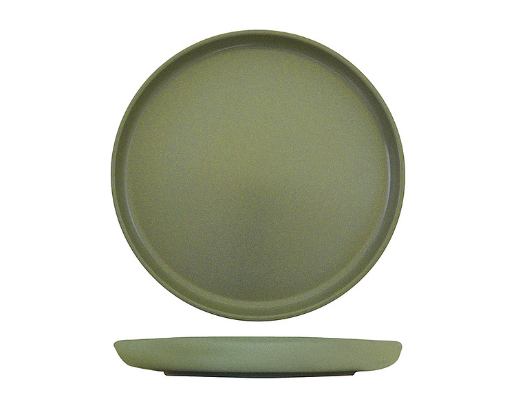 Eclipse Uno Green Round Plate 280mm 6/Ctn