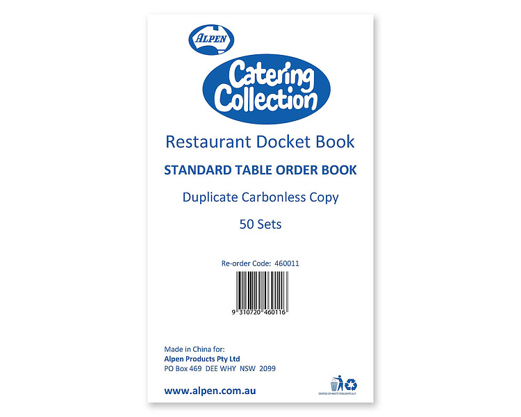 Duplicate Docket Book 50 Pages 10/Pkt