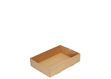 Catering Box Kraft Medium 359 x 252 x 80mm 100/Ctn