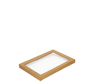 Catering Box Kraft Lid Medium 100/Ctn