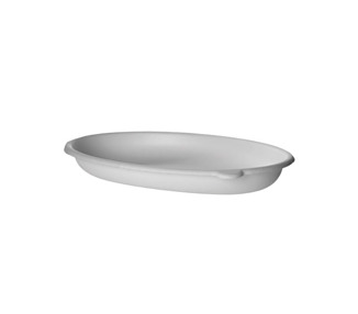 Sugarcane Oval Tray White 24oz 710ml 300/Ctn