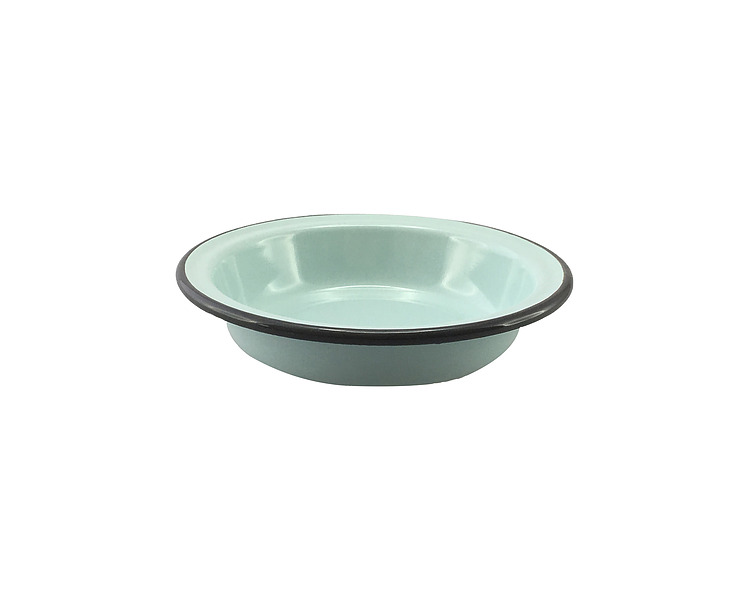 Falcon Enamelware Deep Pie Dish Duck Egg 14cm 12/Pkt