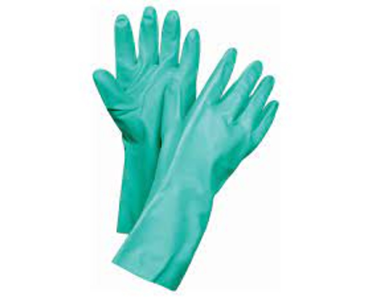 Sabco Glove Nitrile Chemical Resistant Medium 12/Pkt