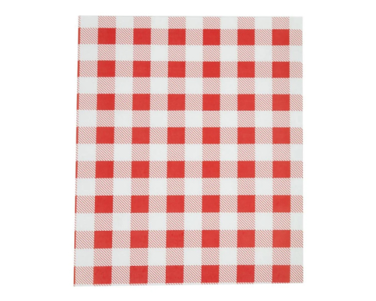 Greaseproof Paper Red 400 x 300mm 200/Pkt