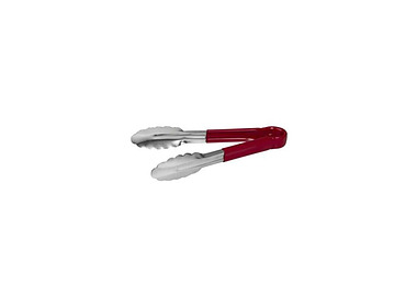 Tong Red Handle 30cm 12/Pkt