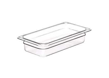 Food Pan Polycarb Clear 1/3 x 65mm 12/Ctn